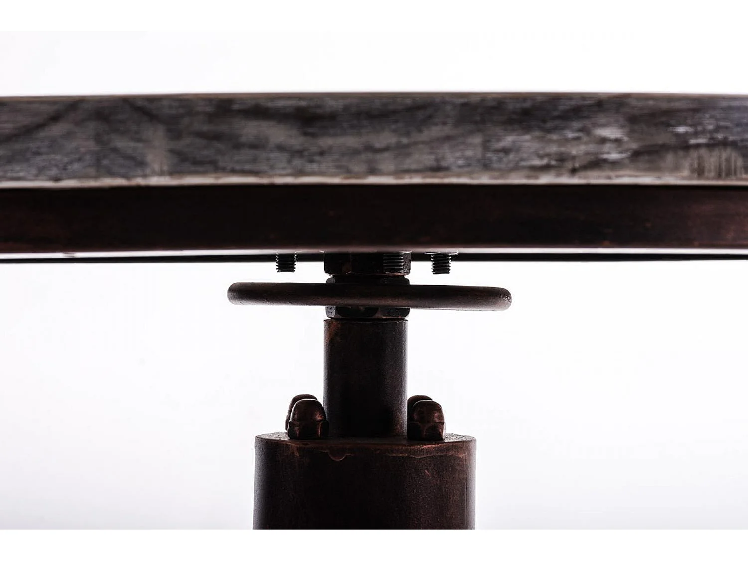 Table haute de bar - rund 39cm - Bois - Bronze - Lumos