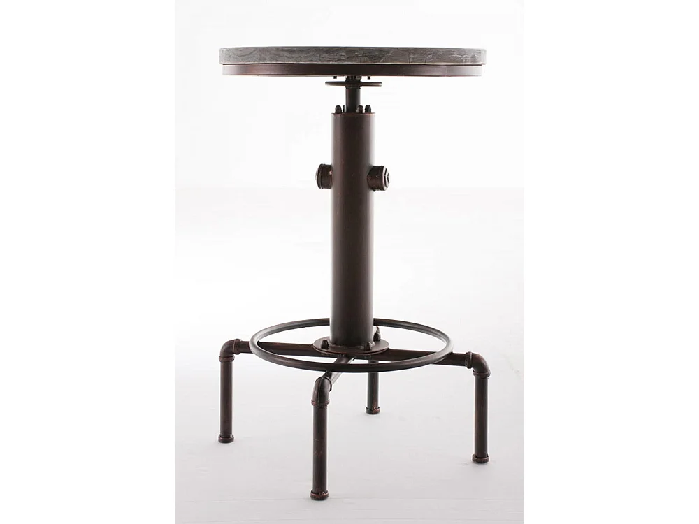 Table haute de bar - rund 39cm - Bois - Bronze - Lumos