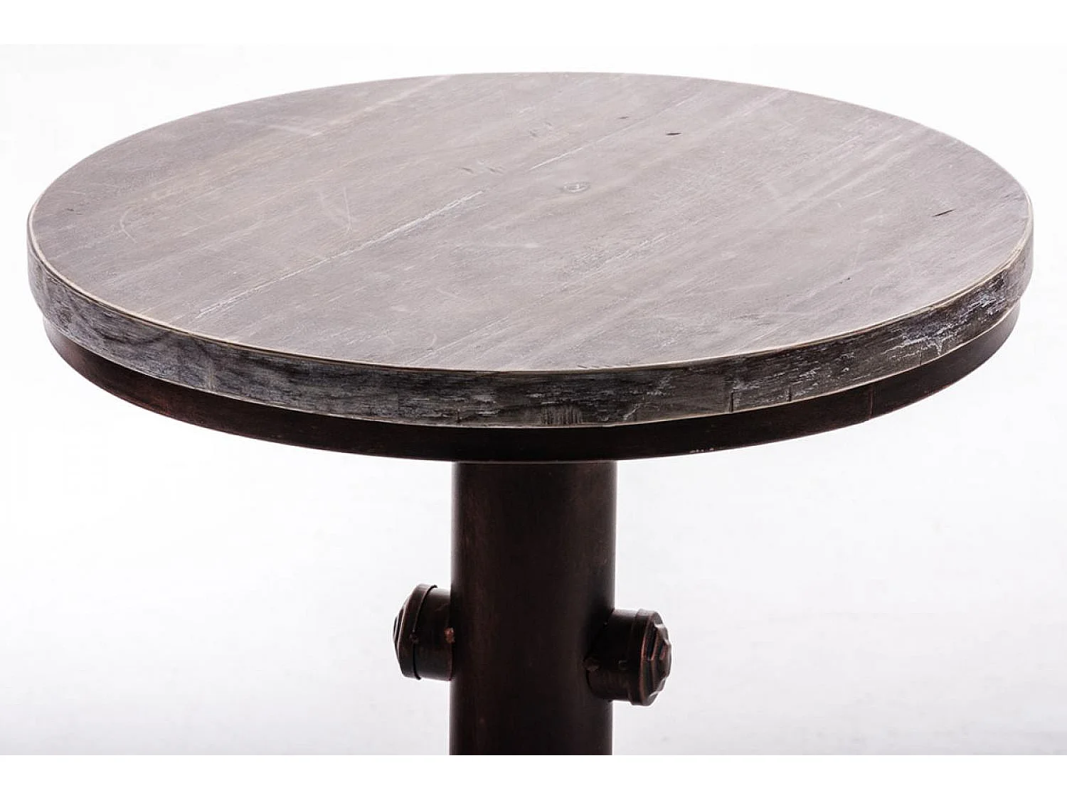 Stehtisch - rund 39cm - Holz - Bronze - Lumos