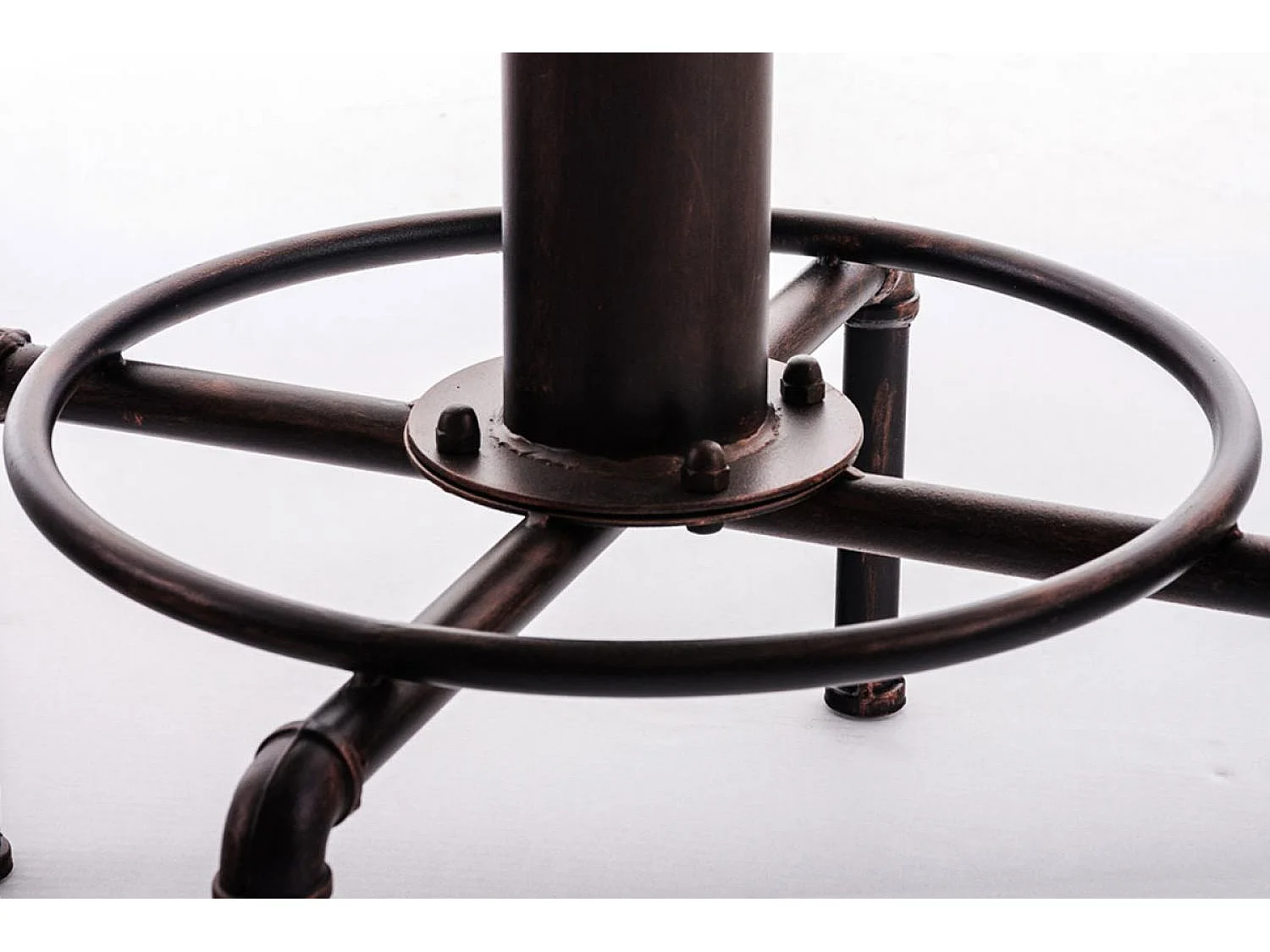 Stehtisch - rund 39cm - Holz - Bronze - Lumos