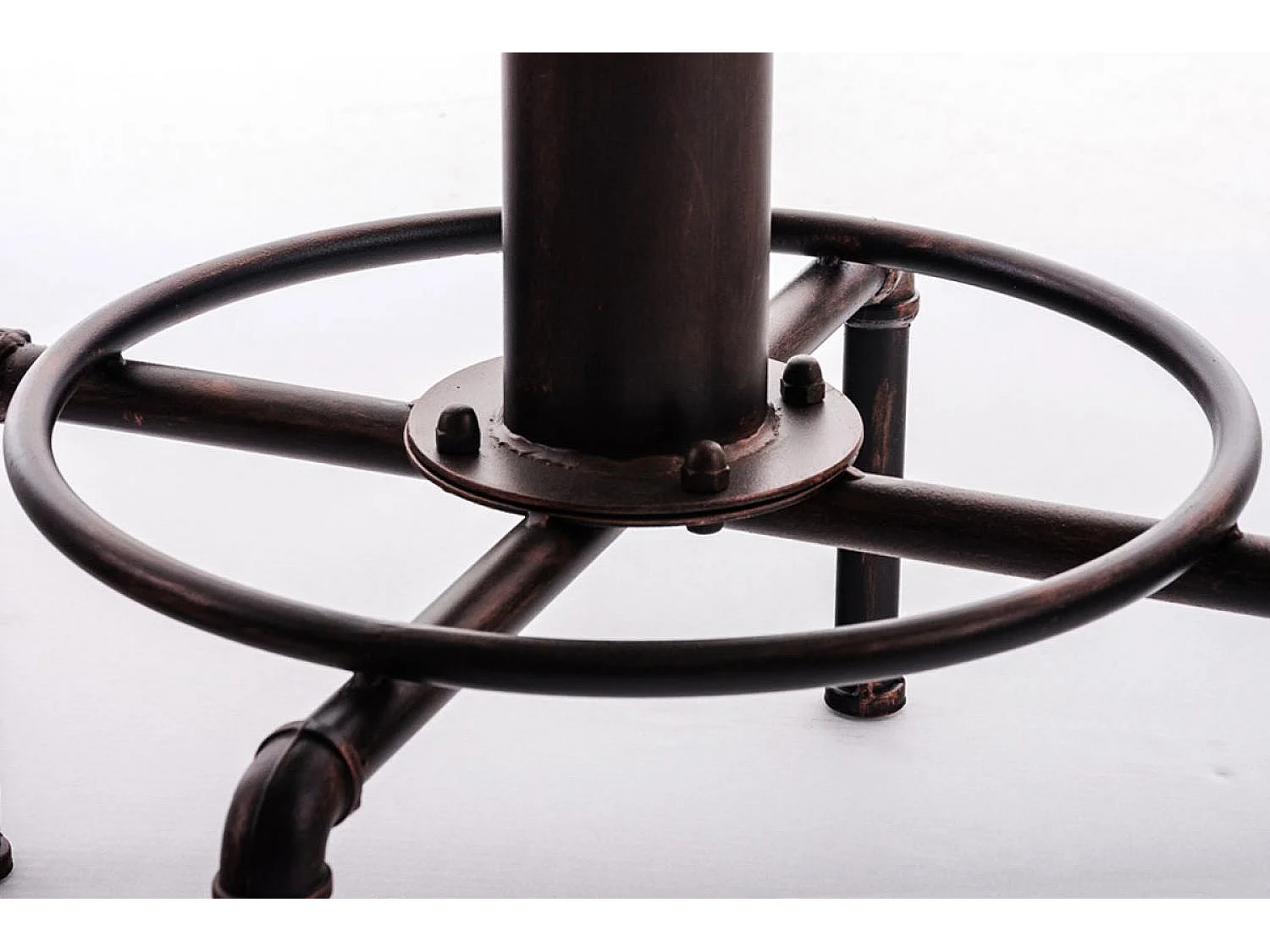 Table haute de bar - rond Ø 39 cm - Bois - Bronze - Lumos