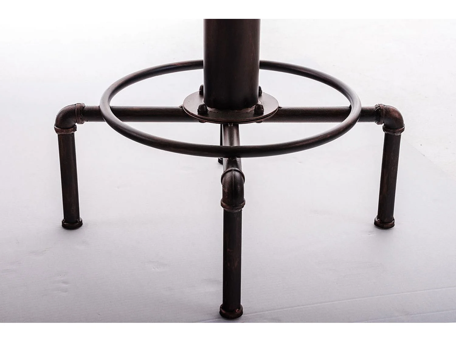 Table haute de bar - rond Ø 39 cm - Bois - Bronze - Lumos