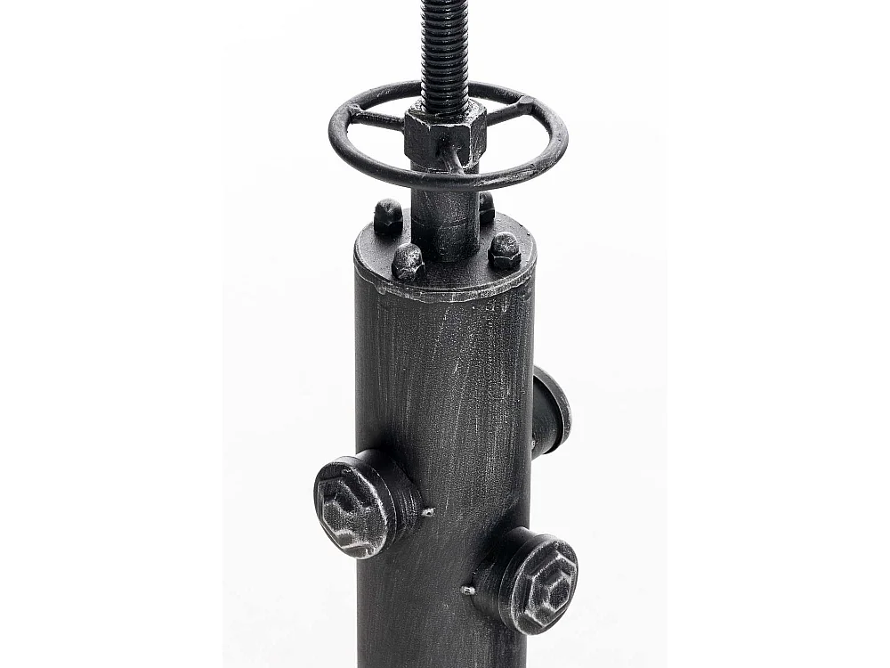 Ronde statafel - rund 39cm - Hout - Argent antique - Lumos