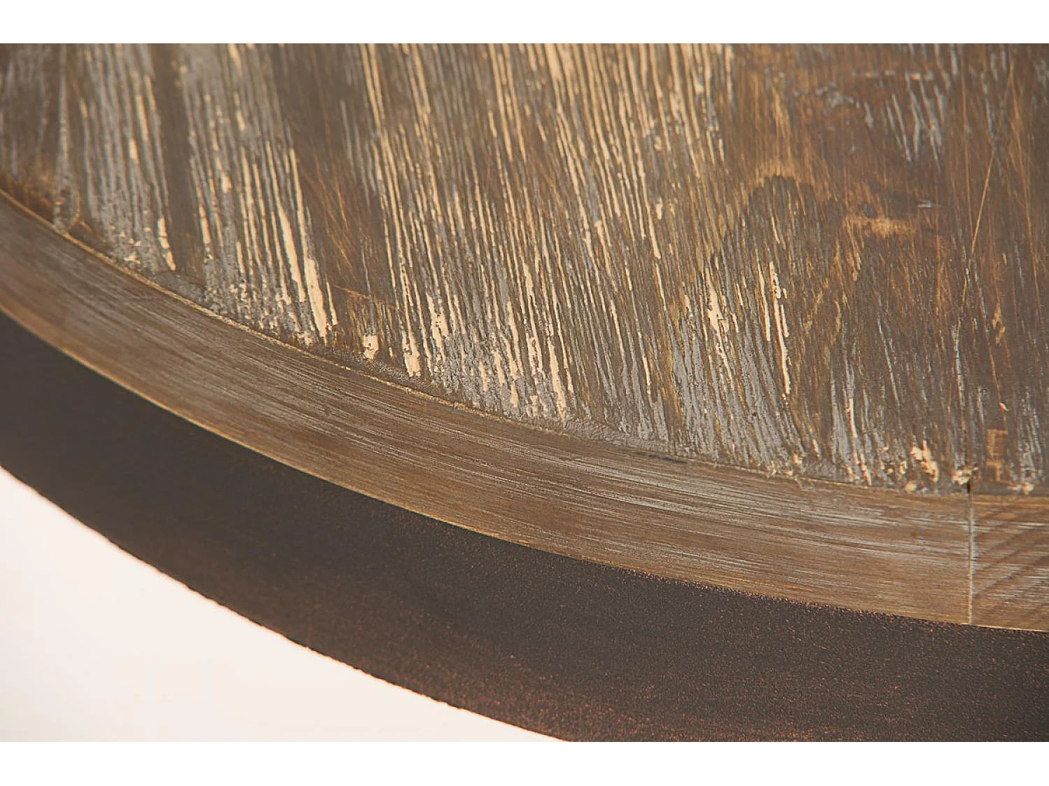 Table haute de bar - carré - Bois - 58 x 58 cm - Bronze - Moko