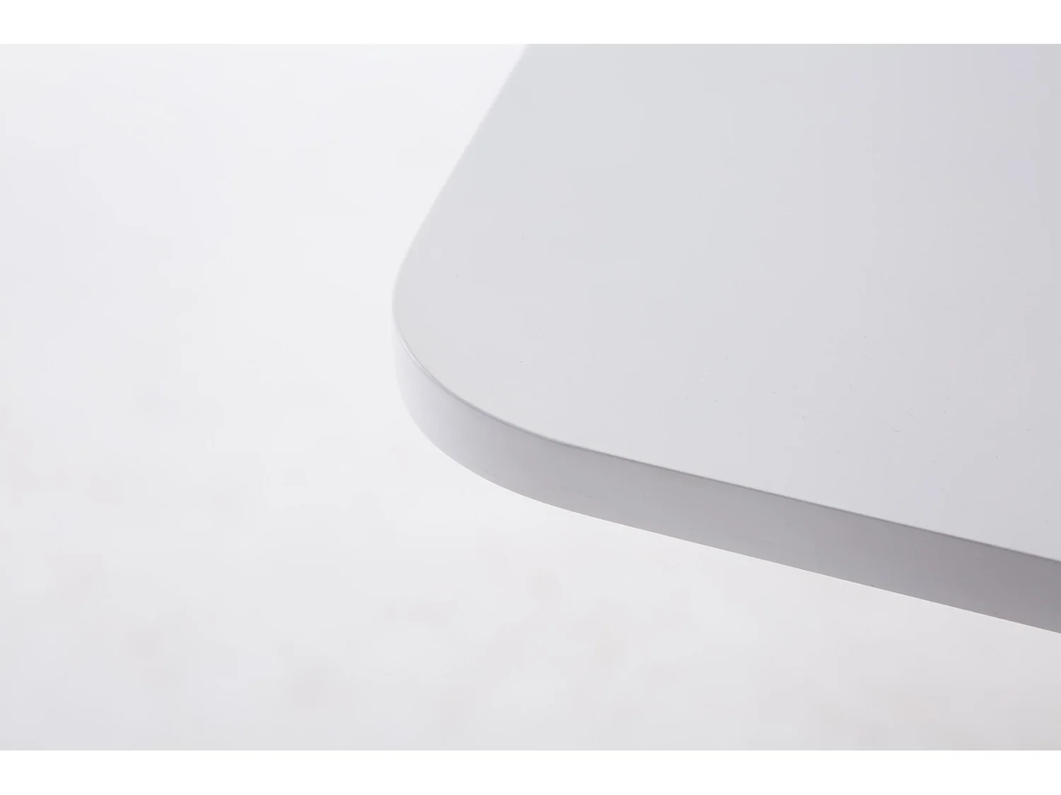 Table haute - carré - Bois - 60 x 60 cm - Blanc - eckig