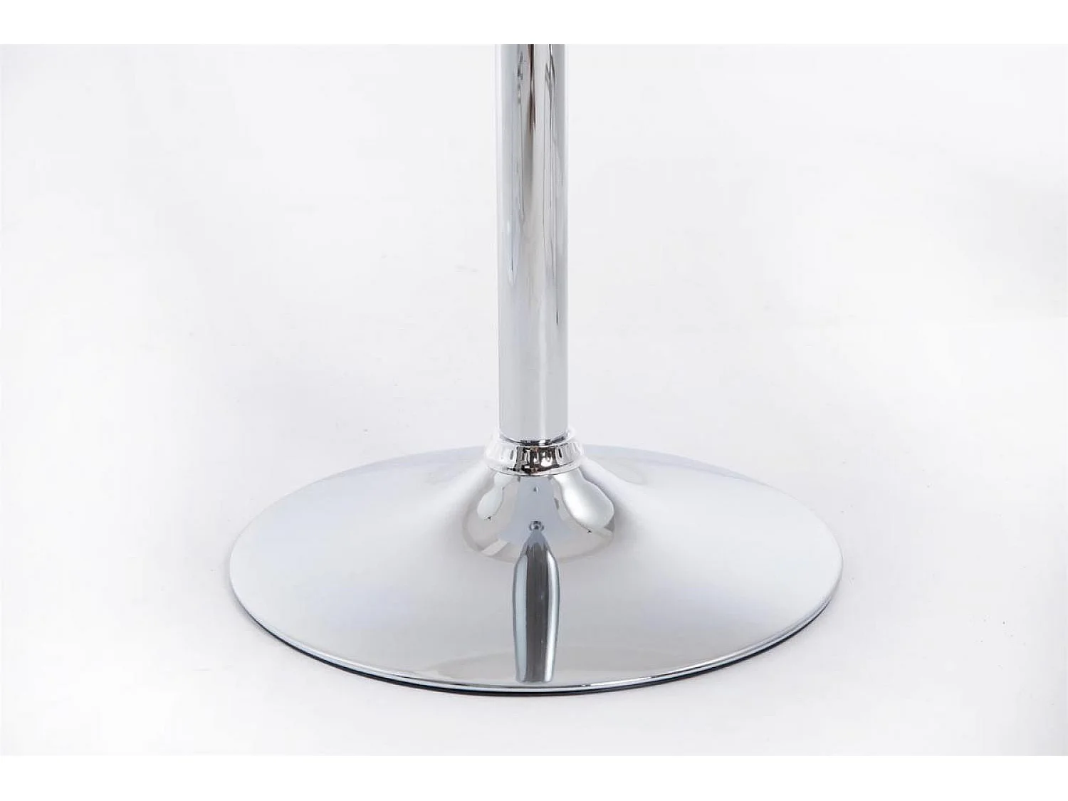 Table haute - carré - Bois - 60 x 60 cm - Blanc - ST60