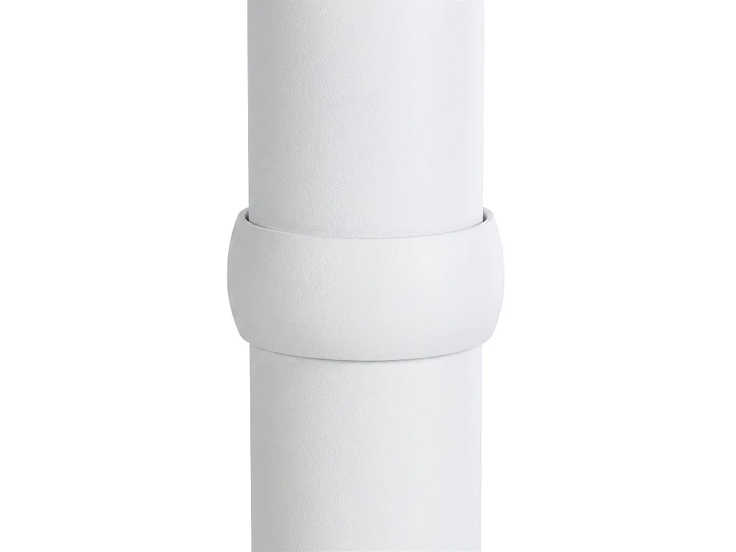 Stehtisch - rund Ø 60 cm - Holz - Blanc / Blanc - rund