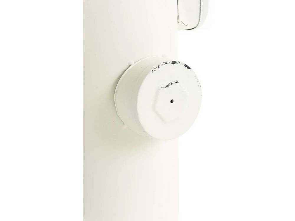 Lot de 2  Table haute - rond Ø 54 cm - Métal - Blanc antique - Ruhr