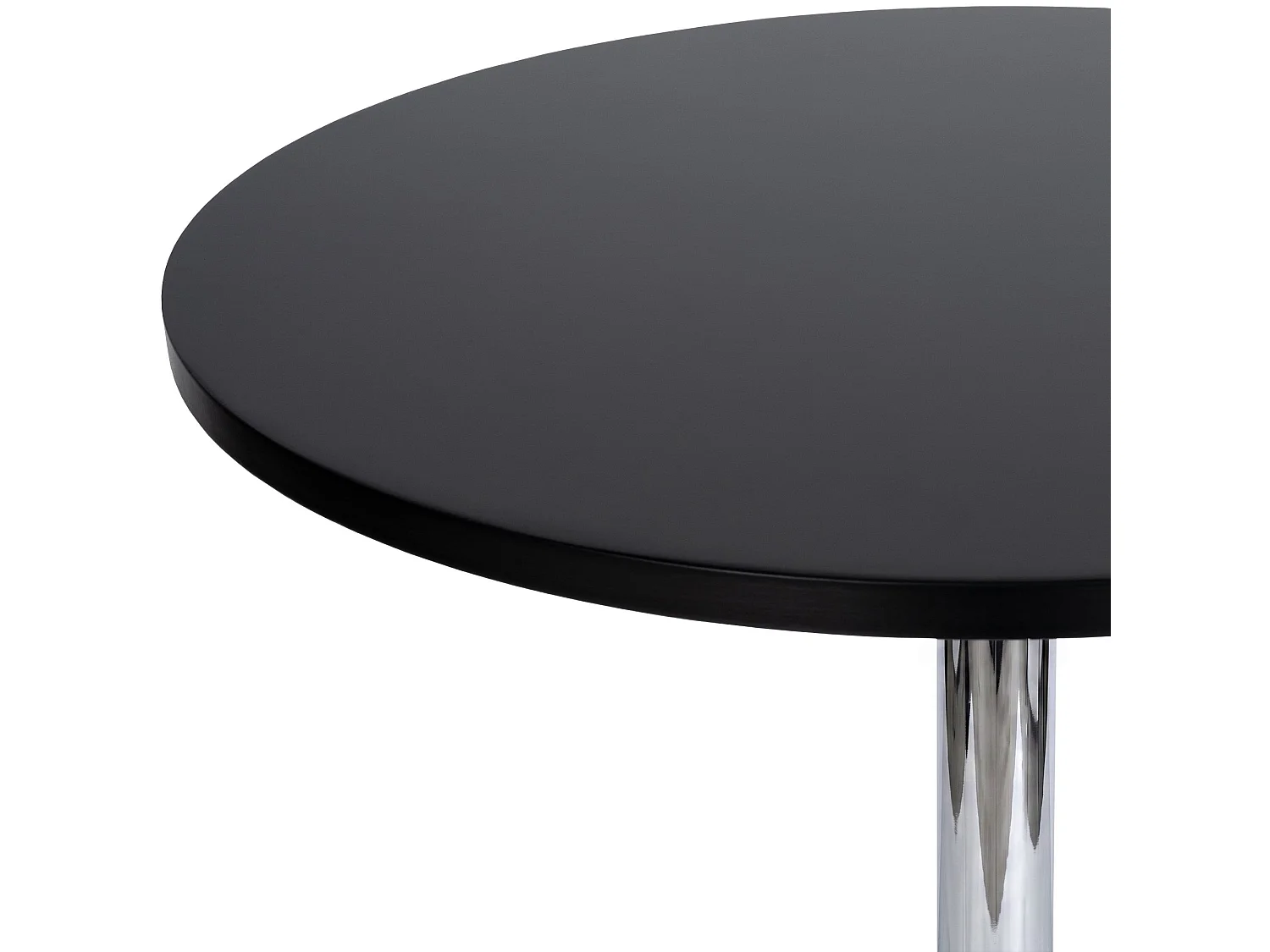 Stehtisch - rund Ø 60 cm - Holz - Noir - rund