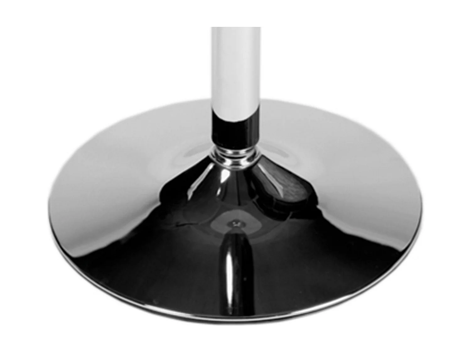 Hoge tafel - rond Ø 60 cm - Glas - Verre clair - Glastisch rund 105 cm