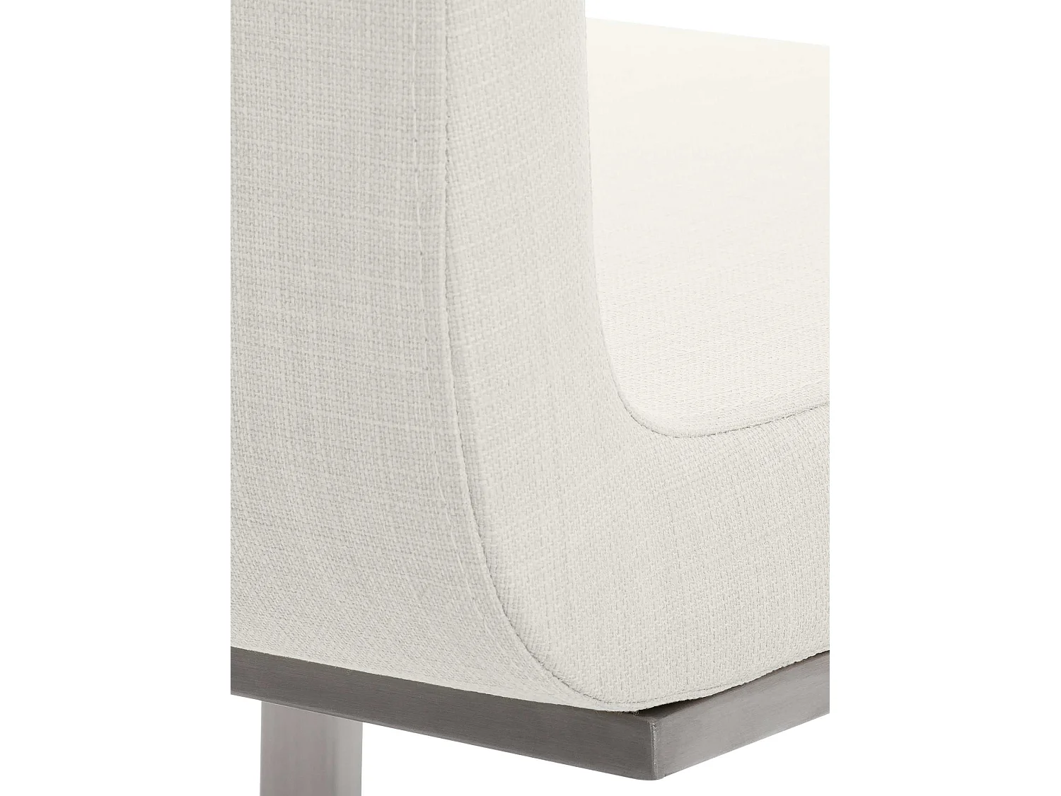 chaises oscillantes - Tissu - Blanc - Belfort