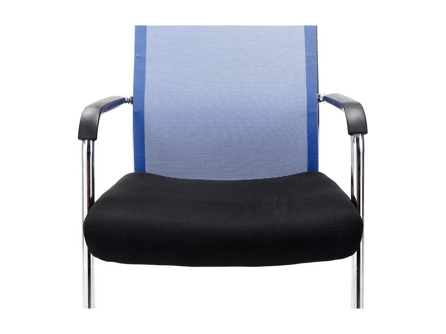 chaises oscillantes - Similicuir & Métal chromé - Bleu - Brenda