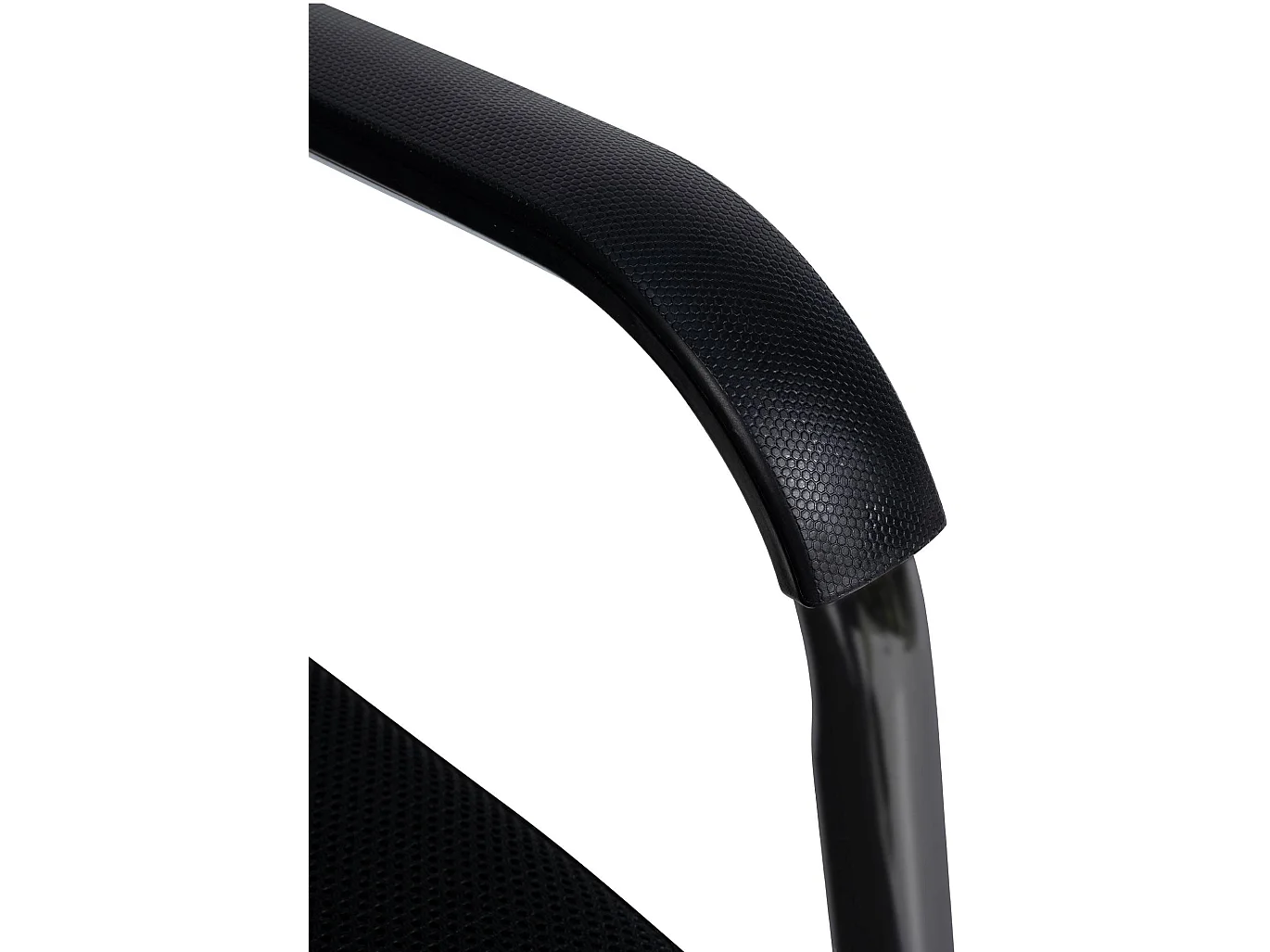 Lot de 2  chaises oscillantes - Tissu - Noir - Denny