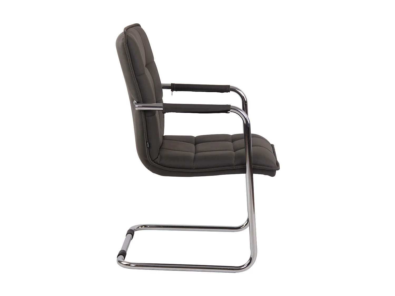 chaises oscillantes - Similicuir & Métal - Gris - Gandia