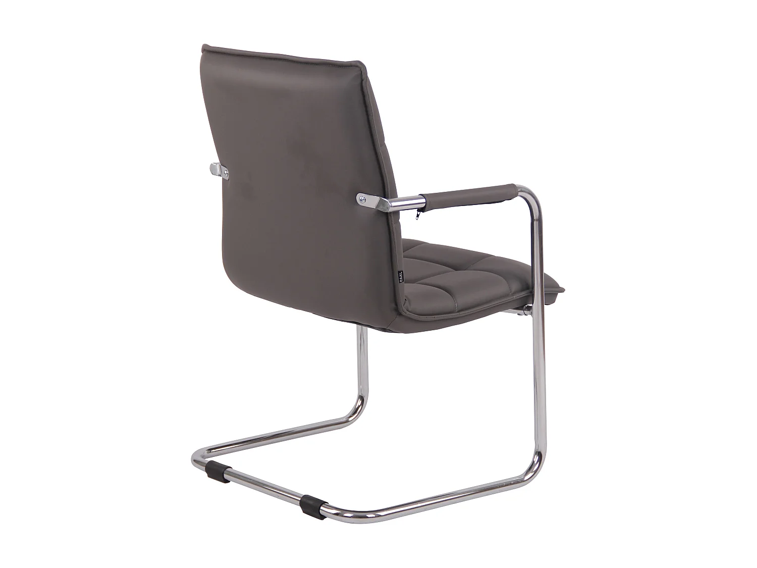 chaises oscillantes - Similicuir & Métal - Gris - Gandia