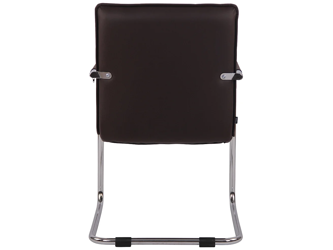 chaises oscillantes - Similicuir & Chrome - Marron - Gandia