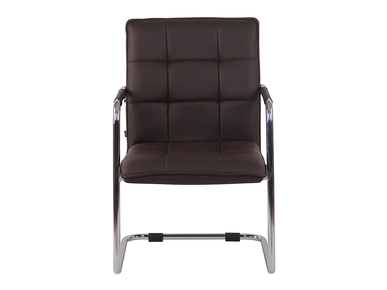 schommelstoelen - Kunstleer & chroom - bruin - Gandia