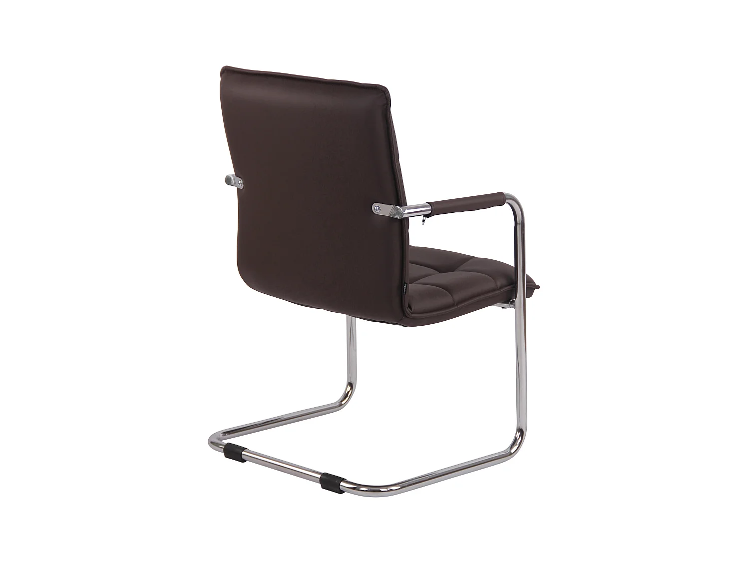 schommelstoelen - Kunstleer & chroom - bruin - Gandia