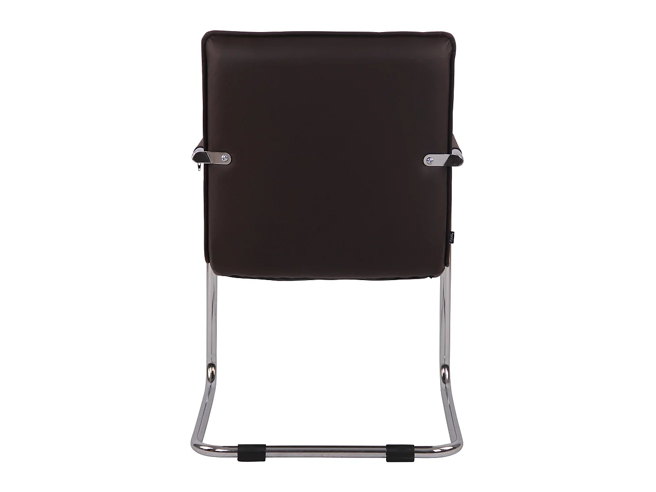 schommelstoelen - Kunstleer & chroom - bruin - Gandia