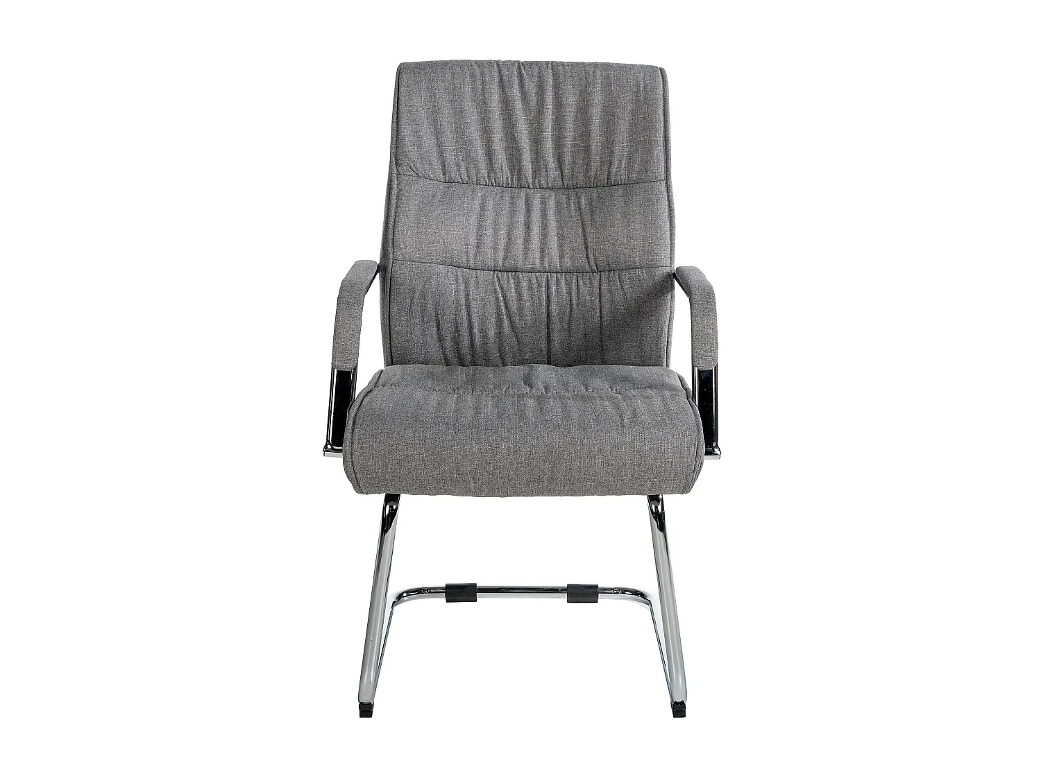 chaises oscillantes - Tissu & Noyer - Gris clair - Sievert