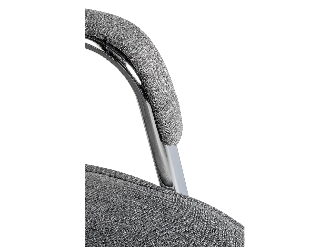 chaises oscillantes - Tissu & Noyer - Gris clair - Sievert