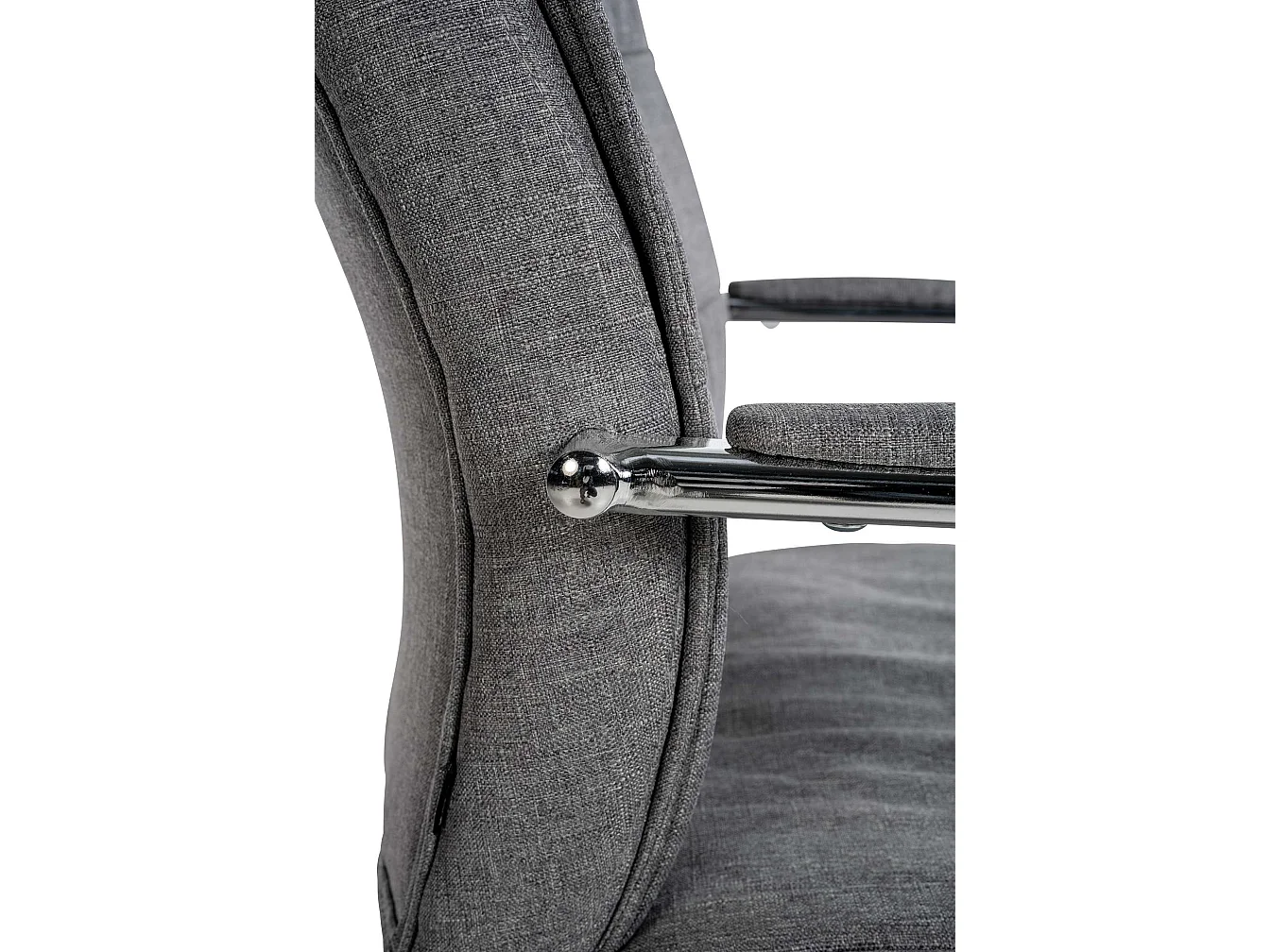 chaises oscillantes - Tissu & Noyer - Gris clair - Sievert