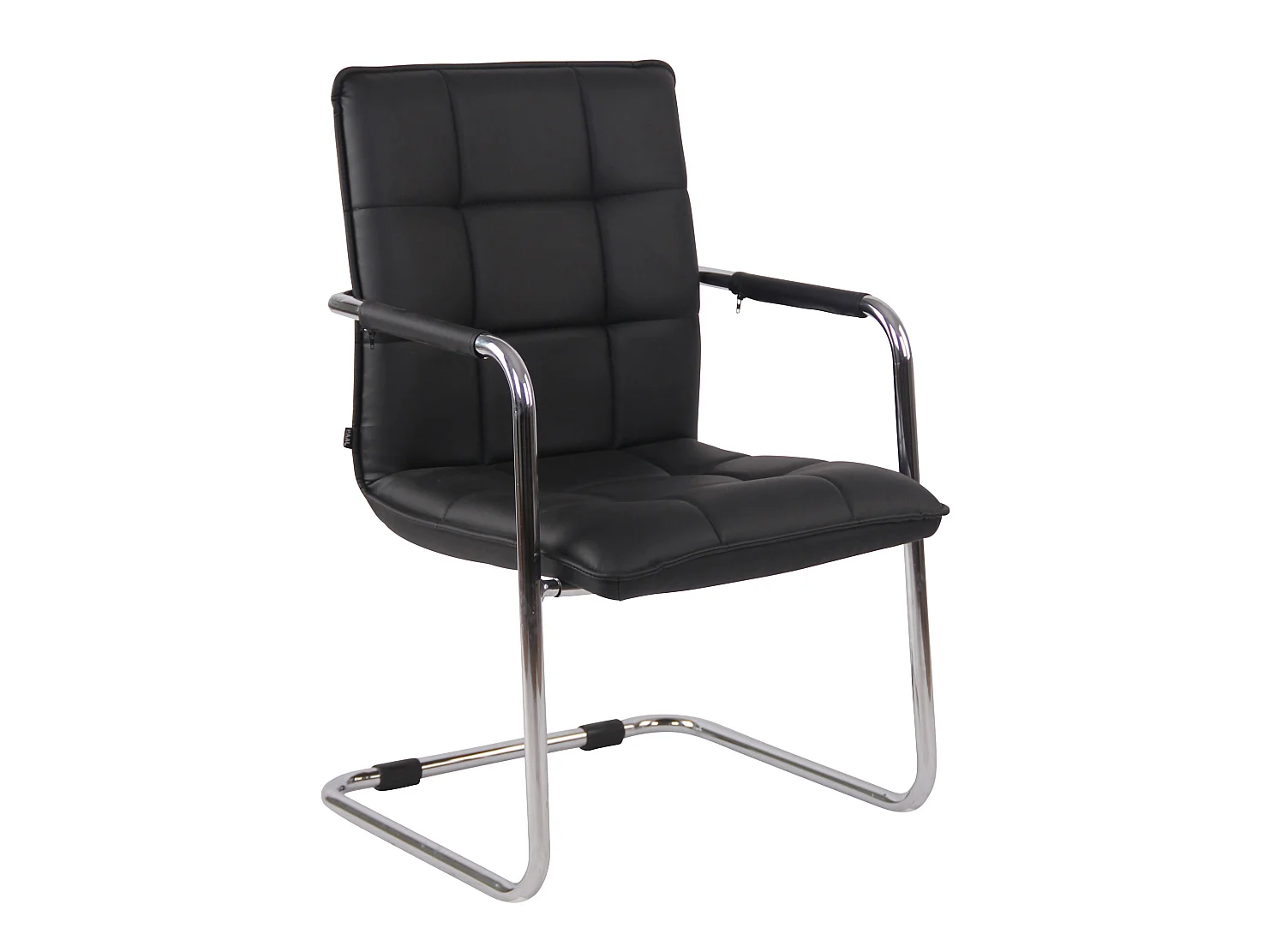 chaises oscillantes - Similicuir & Métal - Noir - Gandia