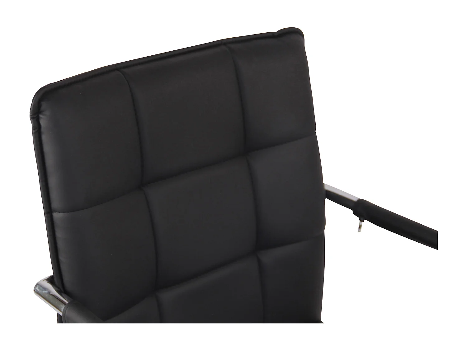 chaises oscillantes - Similicuir & Métal - Noir - Gandia