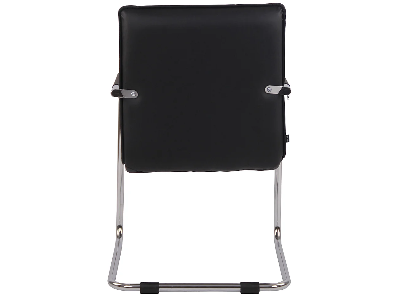 chaises oscillantes - Similicuir & Chrome - Noir - Gandia