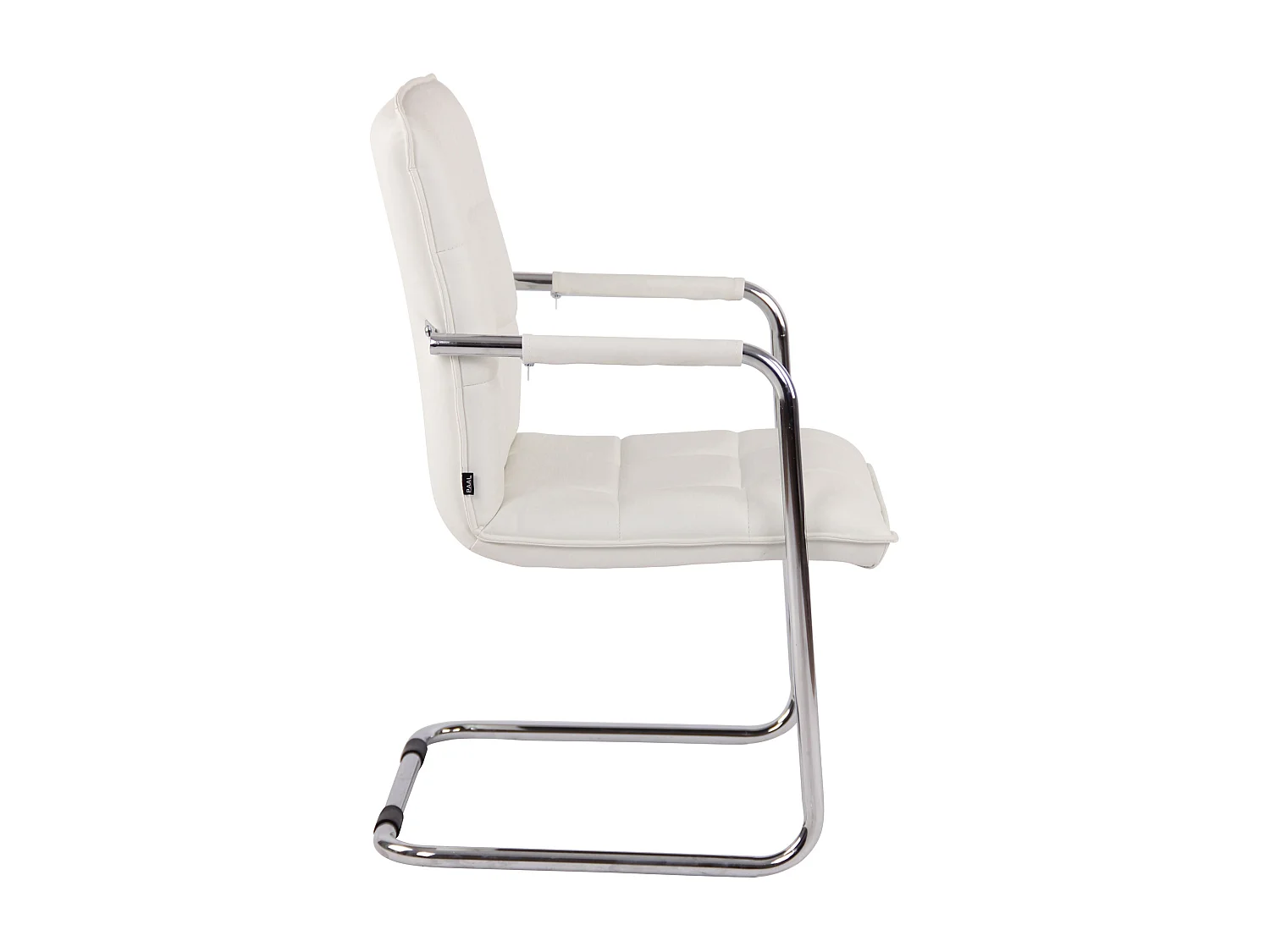 chaises oscillantes - Similicuir & Chrome - Blanc - Gandia
