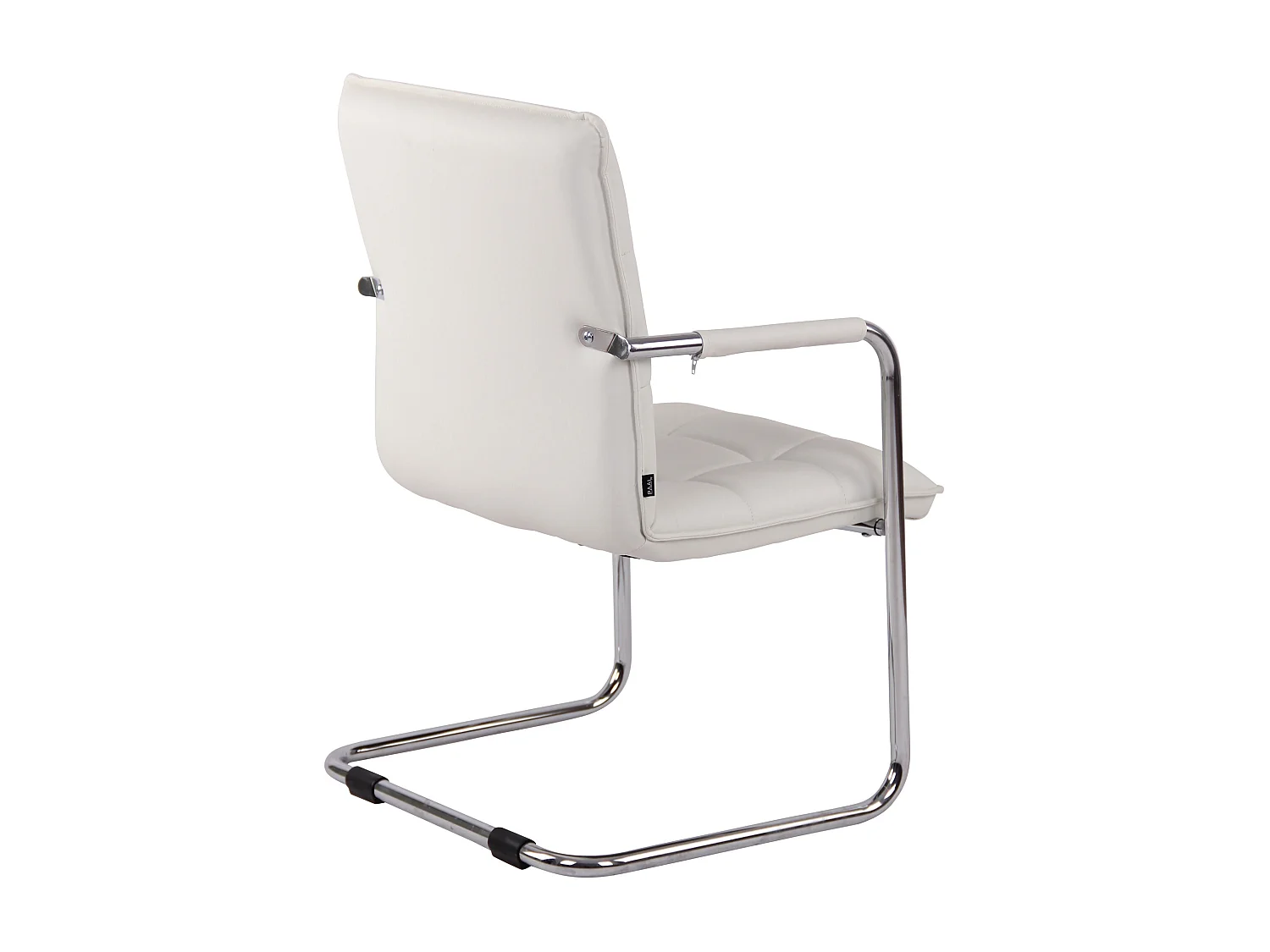 chaises oscillantes - Similicuir & Chrome - Blanc - Gandia