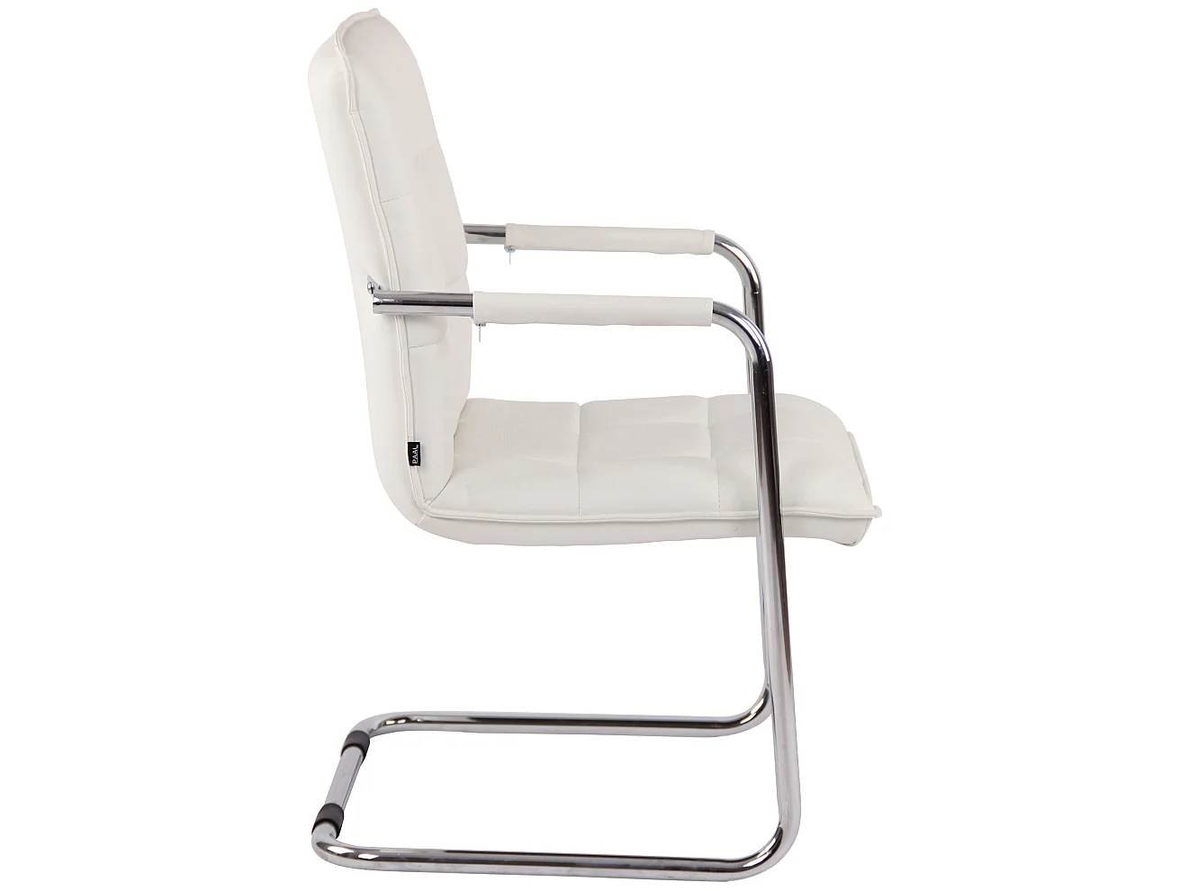 chaises oscillantes - Similicuir & Chrome - Blanc - Gandia