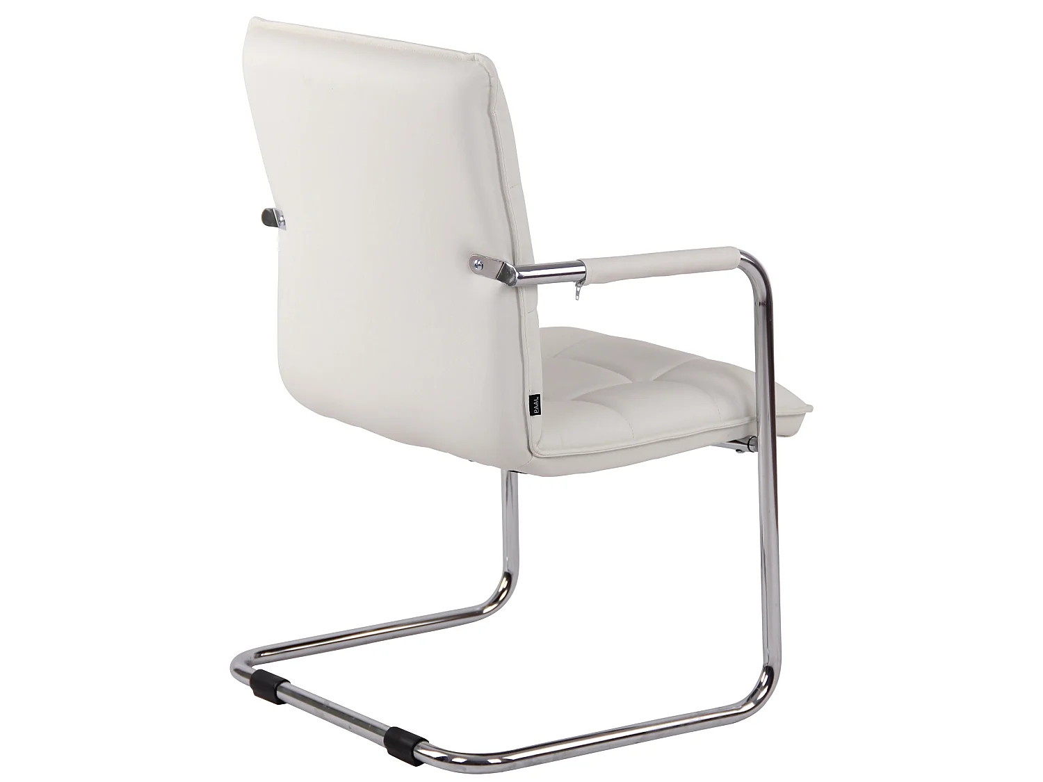 chaises oscillantes - Similicuir & Chrome - Blanc - Gandia