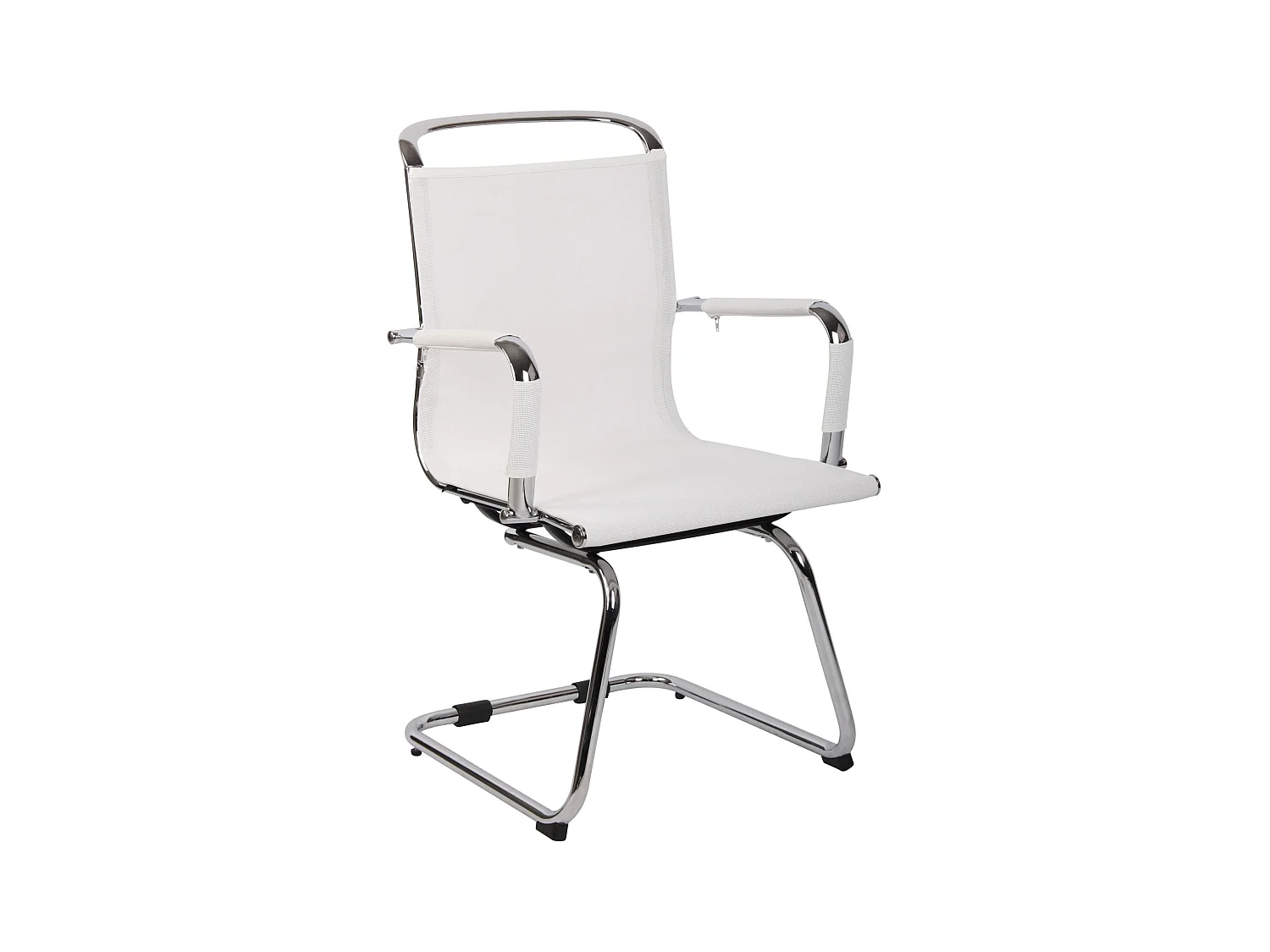chaises oscillantes - Tissu en maille - Blanc - Barnet Mesh