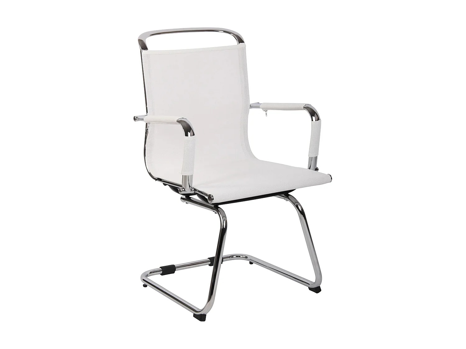 chaises oscillantes - Tissu en maille - Blanc - Barnet Mesh