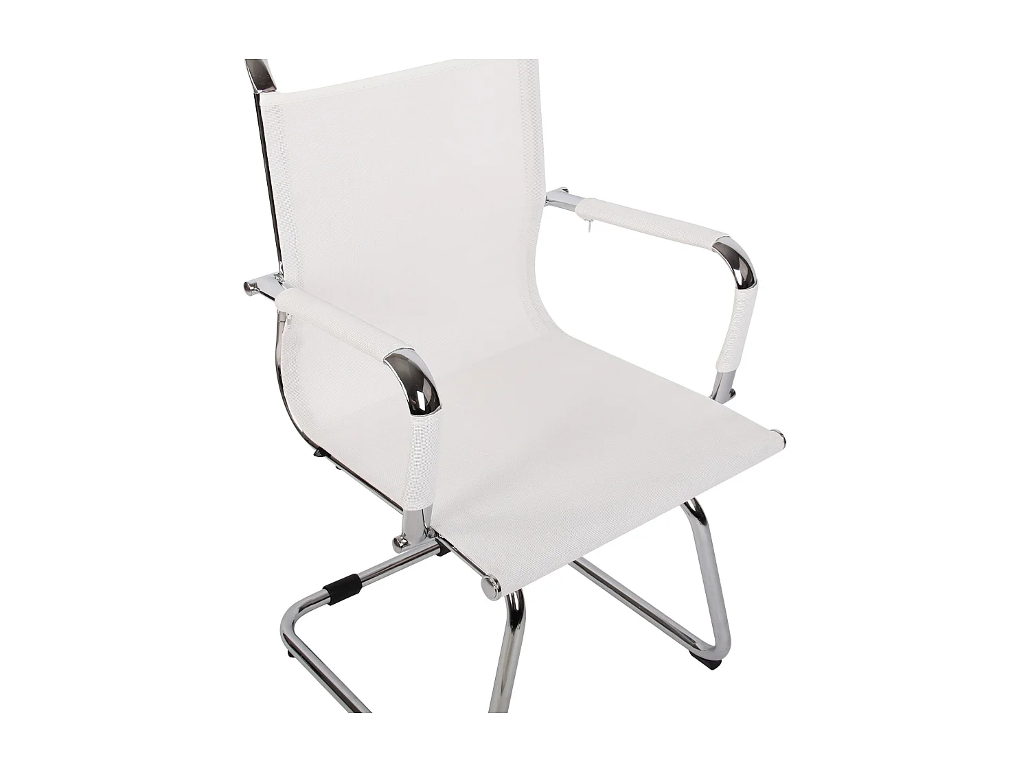 chaises oscillantes - Tissu en maille - Blanc - Barnet Mesh