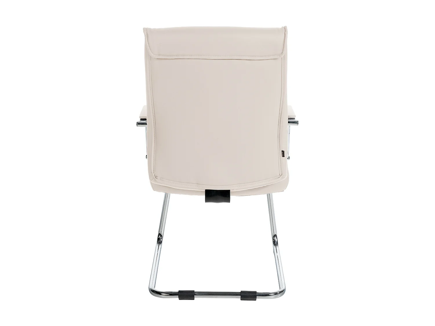 chaises oscillantes - Similicuir & Acier inoxydable - Crème - Sievert