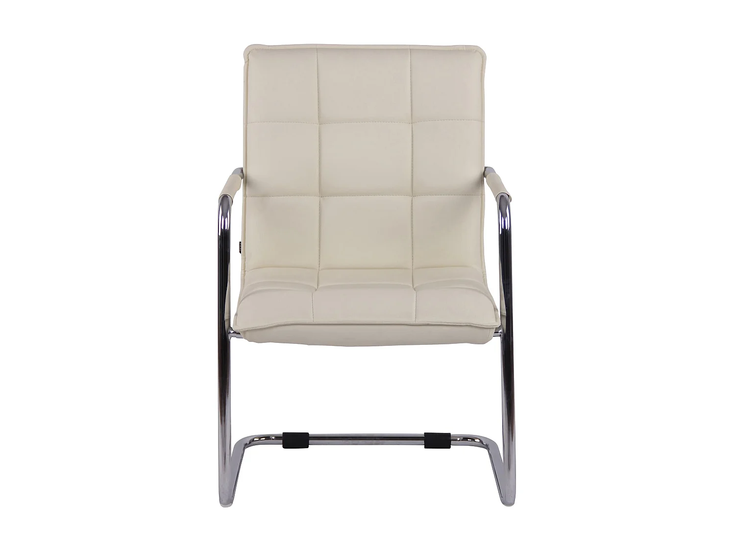 Set van 2  schommelstoelen - Kunstleer & Metaal - creme - Gandia