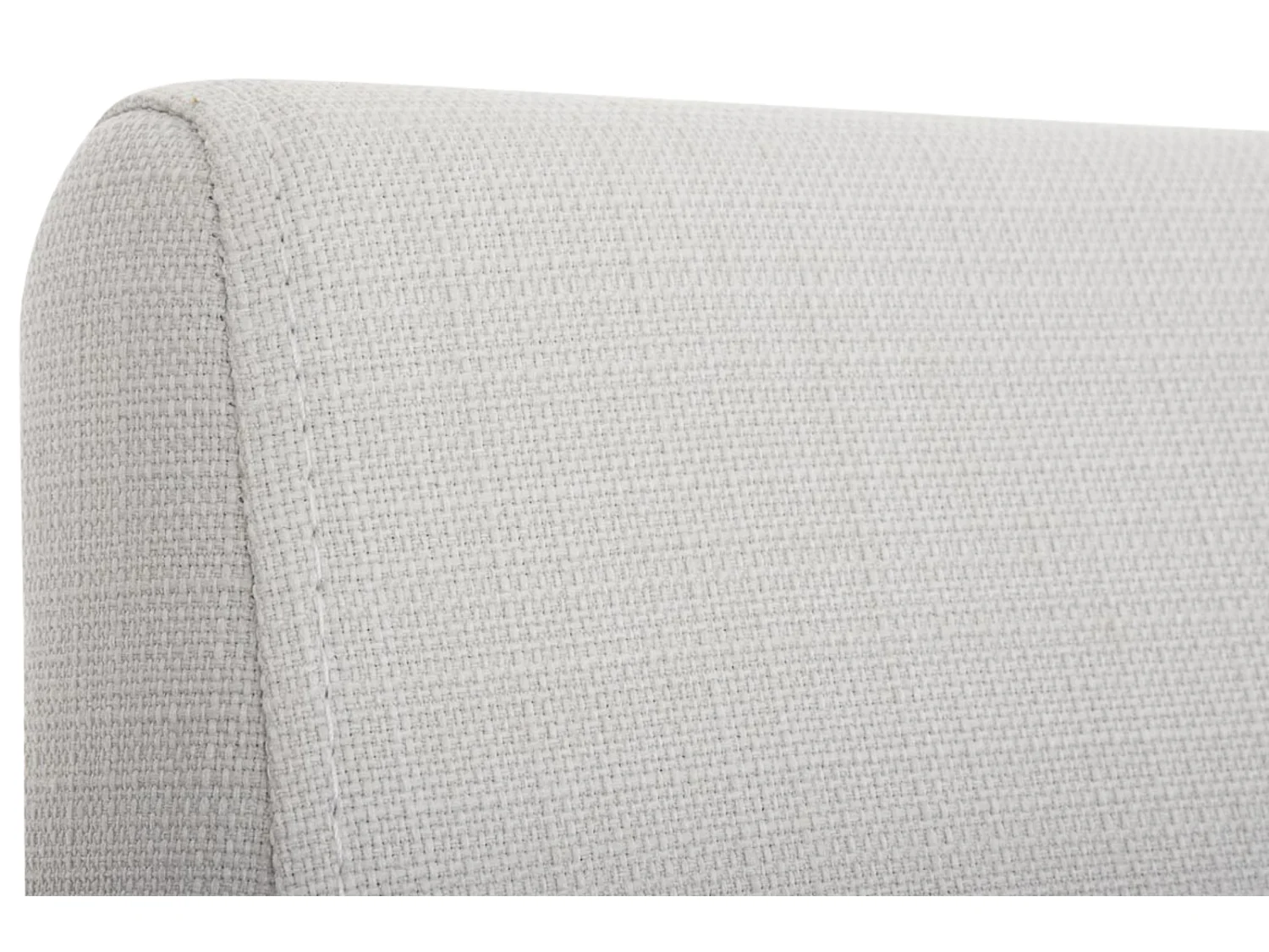 Lot de 2  chaises oscillantes - Tissu & Blanc - Blanc - Belfort