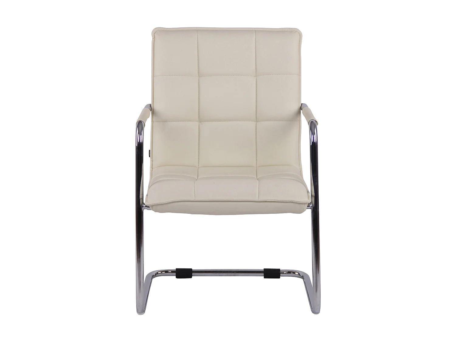 chaises oscillantes - Similicuir & Métal - Crème - Gandia