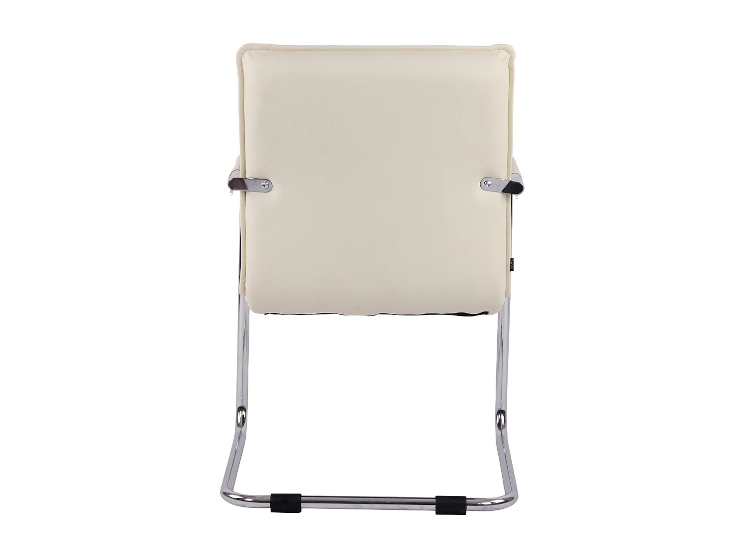 chaises oscillantes - Similicuir & Métal - Crème - Gandia