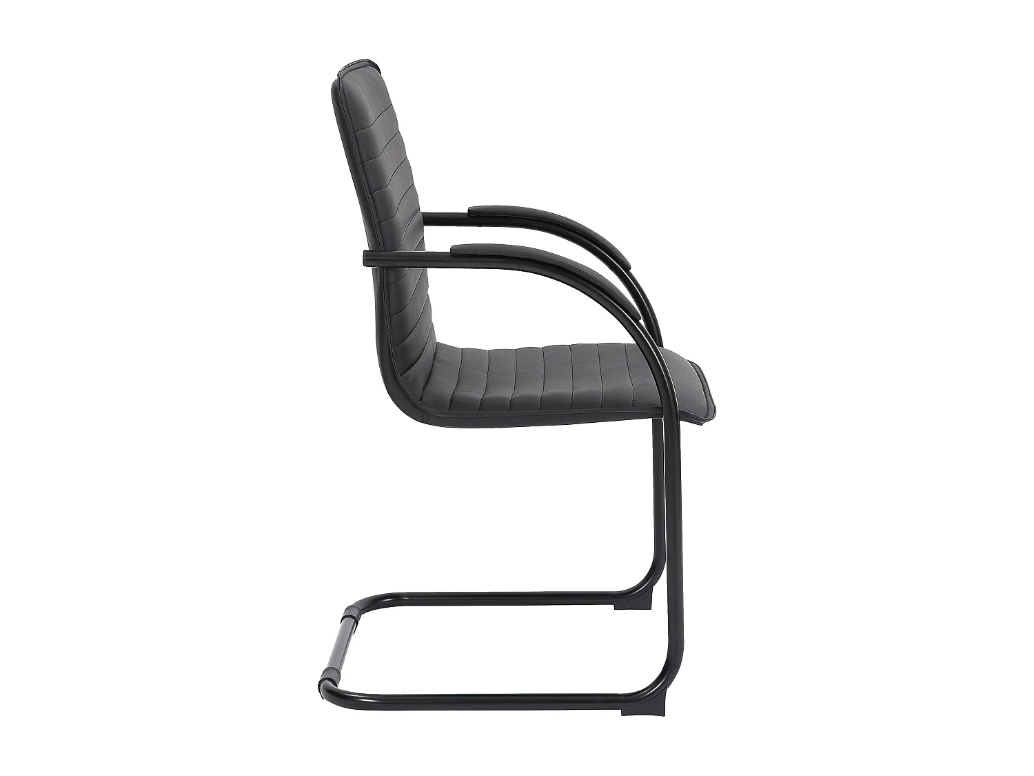 chaises oscillantes - Similicuir - Noir / Noir - Tira