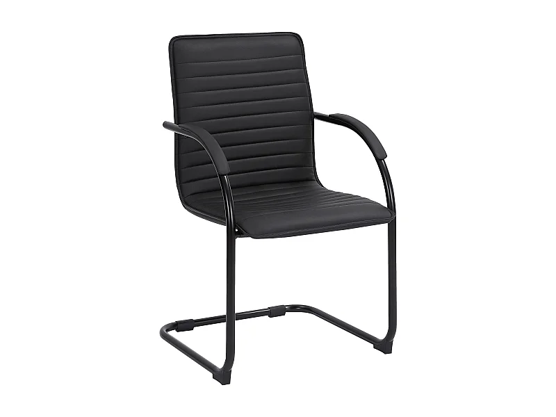 chaises oscillantes - Similicuir - Noir / Noir - Tira