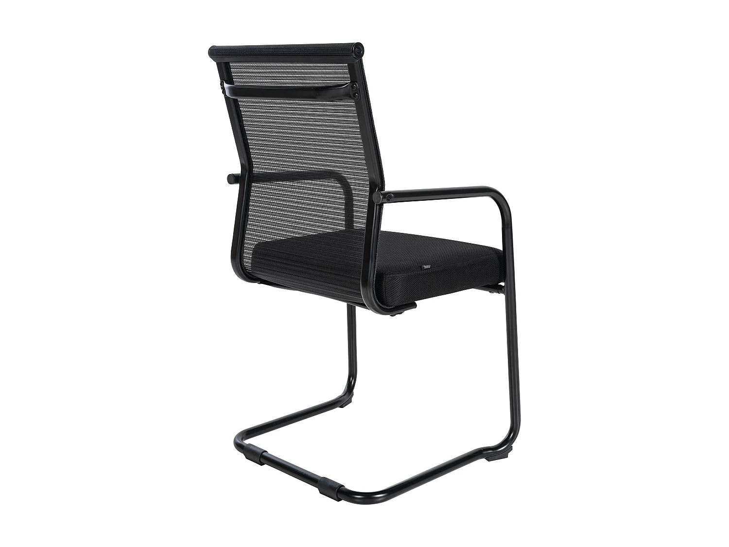 Freischwinger Stuhl - Stoff - schwarz - Denny