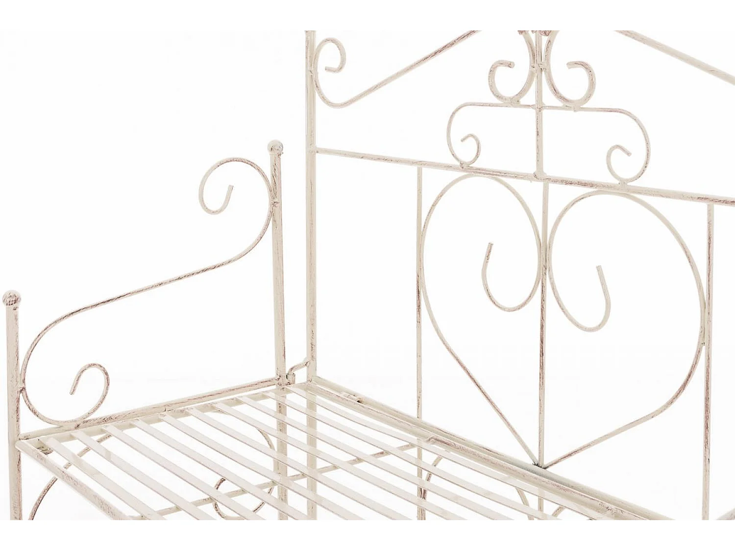 Étagères sur pied - Métal - 60 x 30 x 160cm - Crème antique - Lenja