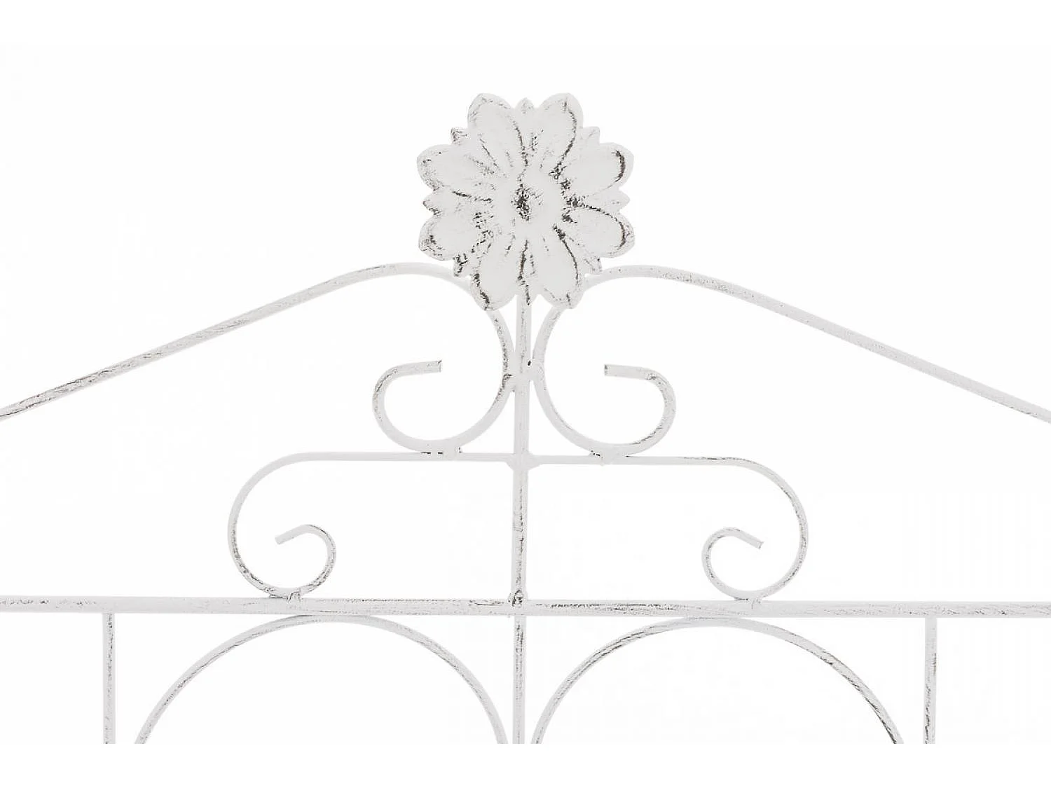 Étagères sur pied - Métal - 60 x 30 x 160cm - Blanc antique - Lenja