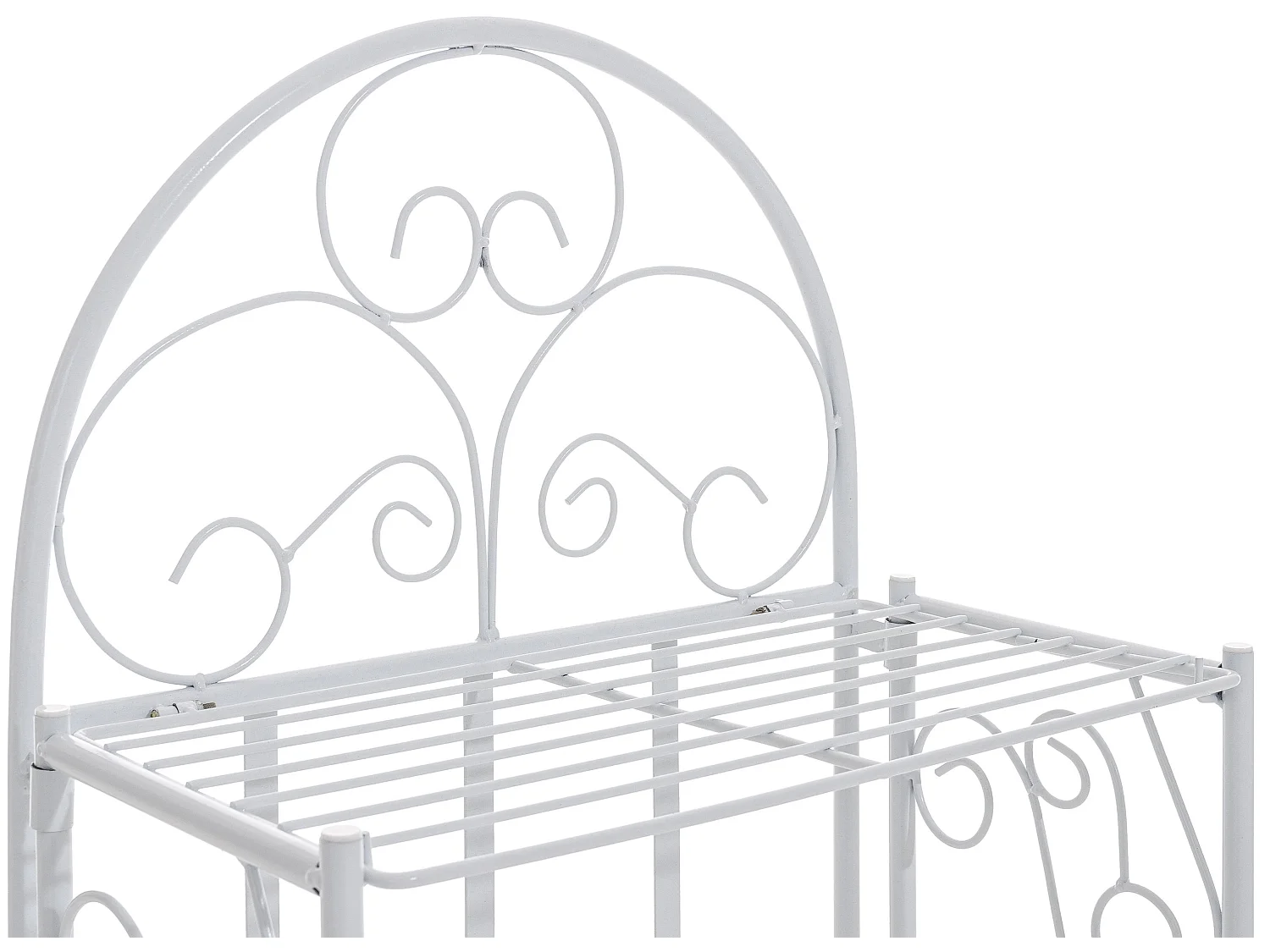 Étagères sur pied - Métal - 45.5 x 24 x 81.5cm - Blanc - Rosa