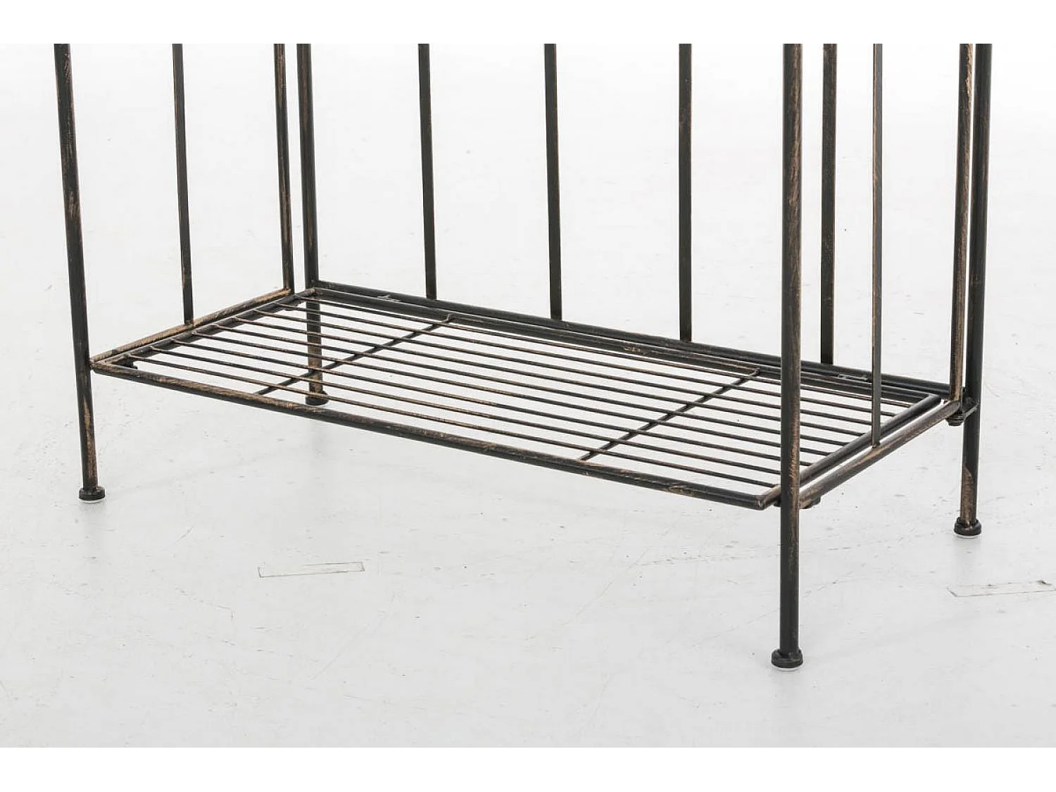 Étagères sur pied - Métal - 66 x 32 x 175cm - Bronze - Flora