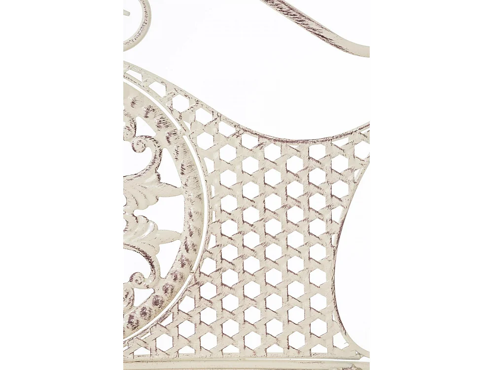 Staande plank - Metalen - 61 x 33 x 153cm - antiek/creme - Anika