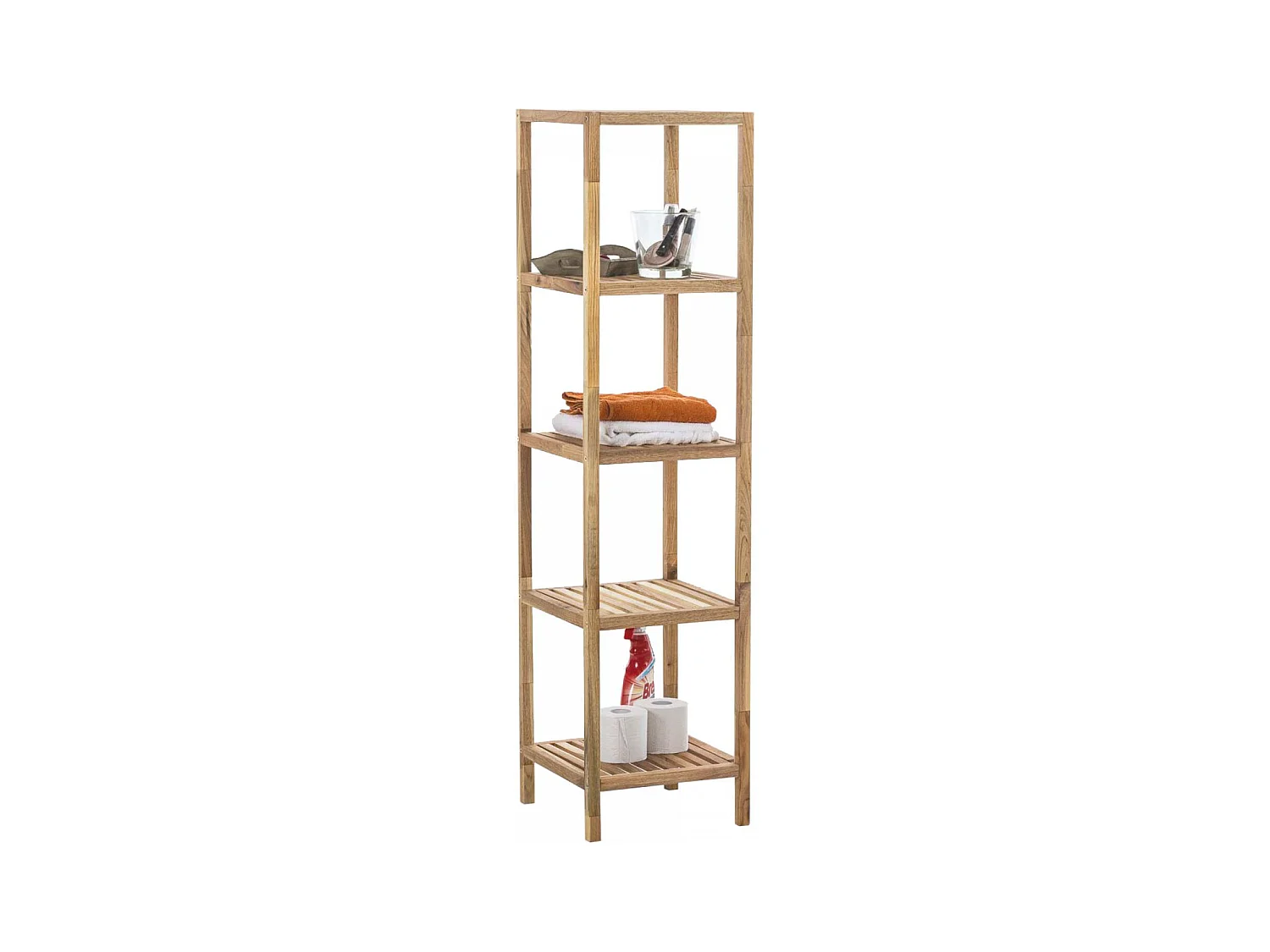 Colonne salle de bain - Bois - XL - Noyer - Skandia